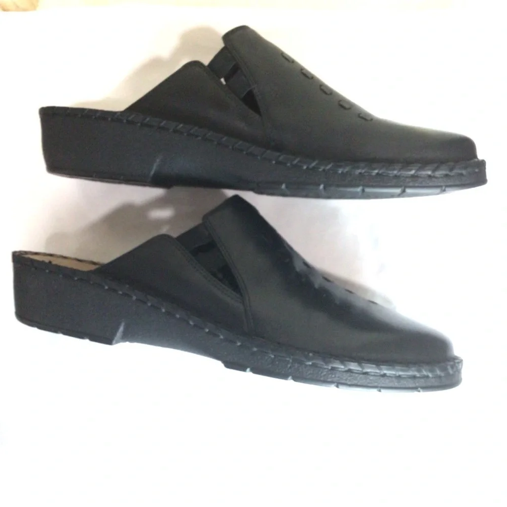 Duck Head Womens Anne Black Slip-on Comfort Clog Shoe Size 8.5